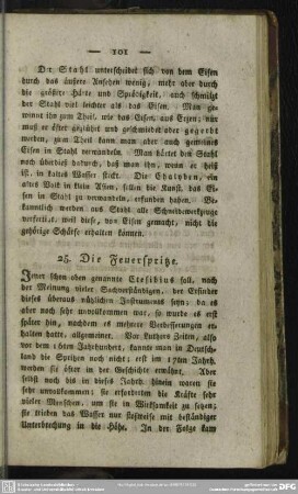 25. Die Feuerspritze
