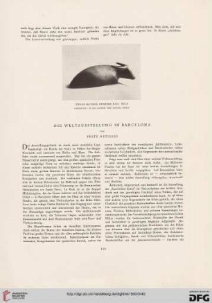 Die Weltausstellung in Barcelona