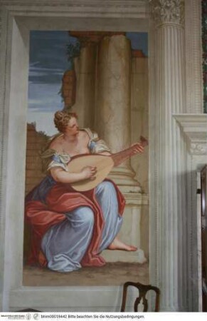 Freskendekoration mit mythologischem Zyklus, Freskendekoration mit verschiedenen Künsten, Musik