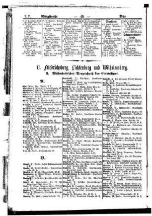 C. Friedrichsberg, Lichtenberg und Wilhelmsberg