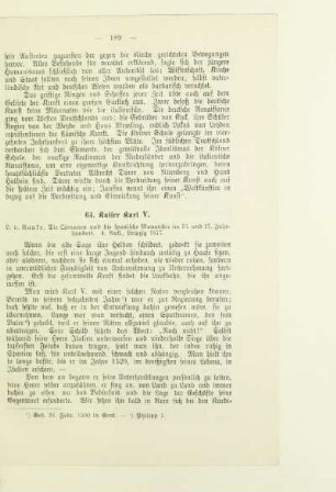 64. Kaiser Karl V.