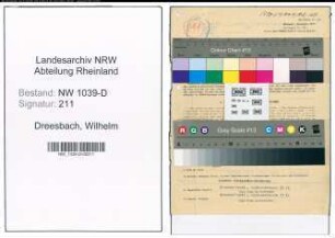 Entnazifizierung Wilhelm Dreesbach , geb. 25.03.1901 (Angestellter)