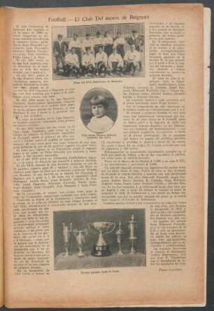 Football - El "Club Defensores de Belgrano"