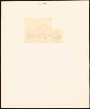 Moschee (Kuppelkirche), Tripolitza: Perspektivische Ansicht