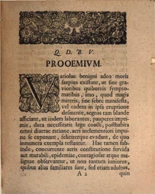 Dissertatio Inavgvralis Medica Qva Methodvs Nova Transplantandi Variolas Per Insitionem : = Das Blatter-Beltzen