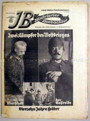 Sonderausgabe des "Illustrierten Beobachter" zum Geburtstag von Adolf Hitler