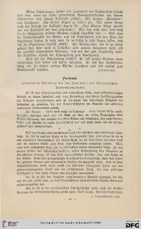 Festrede: gehalten in Nürnberg bei der Jubelfeier des Germanischen Nationalmuseums