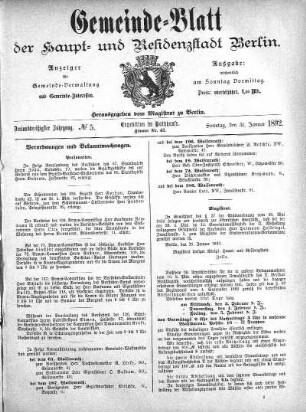 1892,5: No. 5, 31. Januar 1892