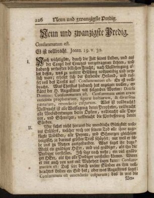 Neun und zwanzigste Predig. - Dreyßigste Predig.