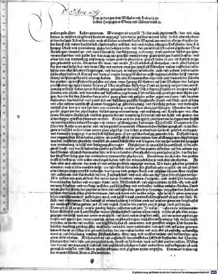 Von gottes genaden Wilhelm und Ludwig gebrüder Hertzogen in Obern und Nidern bairn[n] [et]c. [U]nnsern grus zuvor ... Ir seyt noch ingedennckh, ... was sich hertzog Ulrich von wirttenberg gegen ... Reütlingen ... unntterstannden, ... so ist ... unnser ... begern, ... Ir wöllet ... noch mit ainem monatsolld ... antwurten ...