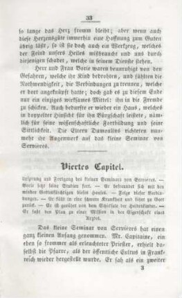 Viertes Capitel. Ursprung und Fortgang des kleinen Seminars von Servières ...