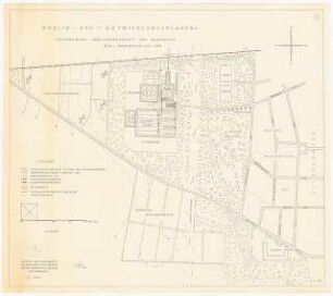 Raumforschung Berlin-Marienfelde-Süd: Grundriss 1:2000 Gartenbaugebiet Klärwerk