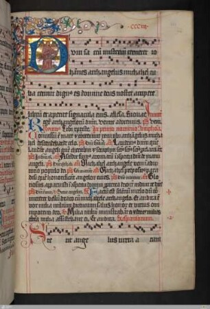 Initiale: Erzengel Michael