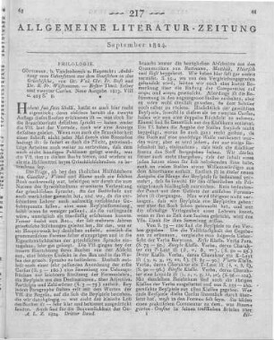 Rost, V. C. F.; Wüstemann, E. F.: Anleitung zum Übersetzen aus dem Deutschen in das Griechische. T. 1. Göttingen: Vandenhoeck & Ruprecht 1823