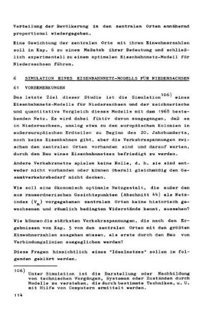 6 Simulation eines Eisenbahnnetz-Modells für Niedersachsen