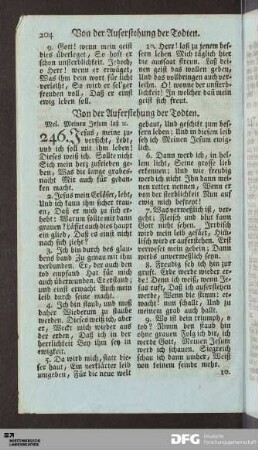 Auferstehung der Todten.
