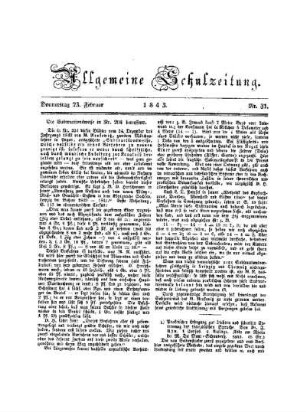 Die Subtractionsweise in Nr. 204 betreffend
