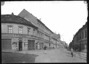Riesa an der Elbe. Wettinerstraße