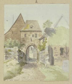 Das Burgtor in Kronberg im Taunus