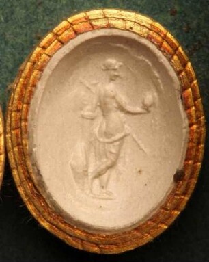 Venus (Aphrodite) die Siegerin, mit dem Helm in der Hand (Daktyliothek, Supplement)