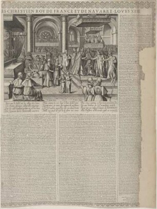 CEREMONIES OBSERVEES AU SACRE ET COURONNEMENT DU TRES CHRESTIEN ROY DE FRANCE ET DE NAVARRE LOUYS XIII