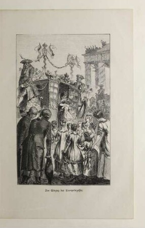 Der Einzug der Kronprinzessin