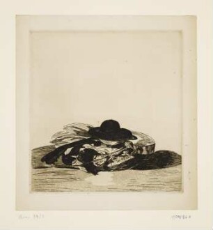 Stilleben mit Hut und Gitarre, Titelblatt aus: "Edouard Manet: eaux-fortes"