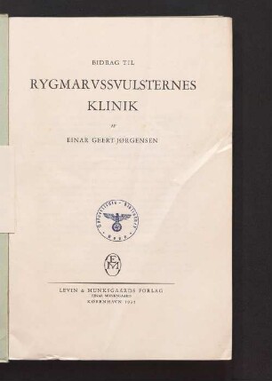 Bidrag til Rygmarvssvulsternes Klinik