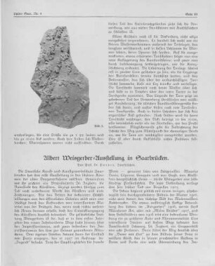 Albert Weisgerber-Ausstellung in Saarbrücken.