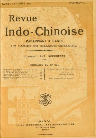 Lundi 2 Fevrier 1903. Numéro 224
