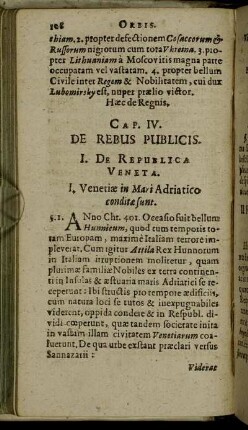 Cap. IV. De Rebus Publicis