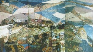 Abstrahierte Landschaft