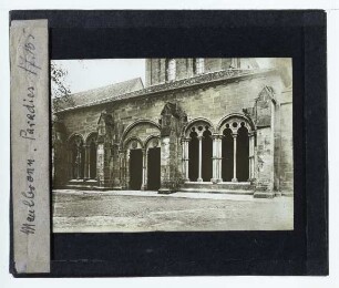 Maulbronn, Zisterzienserabtei : Vorhalle, Paradies