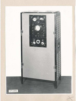Impulszentrale TKG1 Frontseite geschlossen, Foto 1957