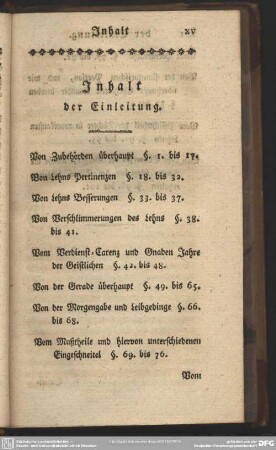 Inhalt der Einleitung