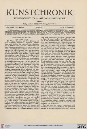 Heft 8 (4. Dezember 1908)