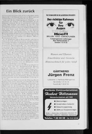 Ein Blick zurück