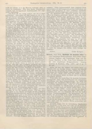 474-477 [Rezension] Nitzsch, Karl Wilhelm, Geschichte des deutschen Volkes bis zum Augsburger Religionsfrieden. 3. Bd.: Vom Tode Heinrichs VI. bis zum Augsburger Religionsfrieden