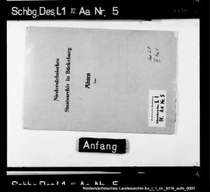 Ordnung des Grafen Otto zu Holstein-Schaumburg für die Ämter Rodenberg und Schaumburg