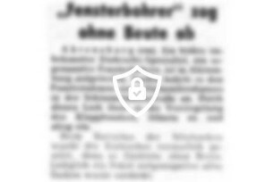 "Fensterbohrer" zog [Name maskiert] ab
