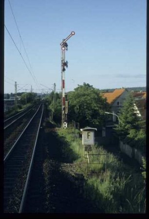 Einfahrsignal Bf. Kirchheim aus Ri. TLN