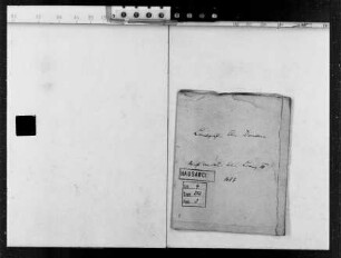 Briefe des Landgrafen Ludwig VII. an seine Stiefmutter Elisabeth Dorothea (5 Briefe)