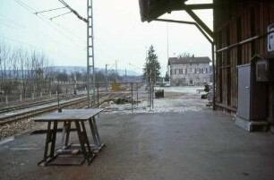 Goldshöfe Empfangsgebäude Laderampe