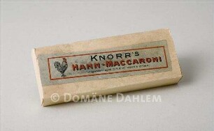 Miniatur-Schachtel "Knorr’s Hahn-Maccaroni"
