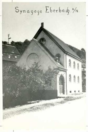 Eberbach, HD; Synagoge, Außenansicht