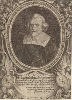 Sebastian Hainlein (Heinlin), Dr. med. und Senior des Collegium medicum; geb. 14. März 1594