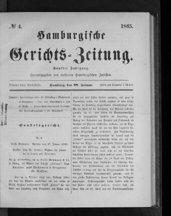 Handelsgericht.