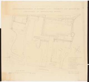 Gartenanlage Berufsschule, Ratingen: Sportanlagen im nordwestlichen Gelände: Grundriss 1:200