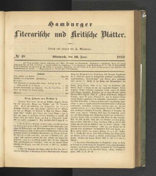 No. 48. 16. Juni 1852