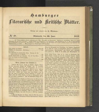 No. 48. 16. Juni 1852